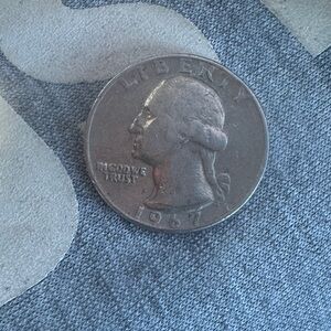 1967 Collectible Coin in Classic Silver Tone